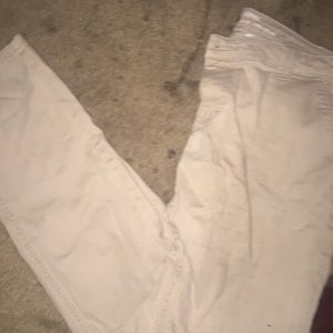 Low rise skinny khaki pants